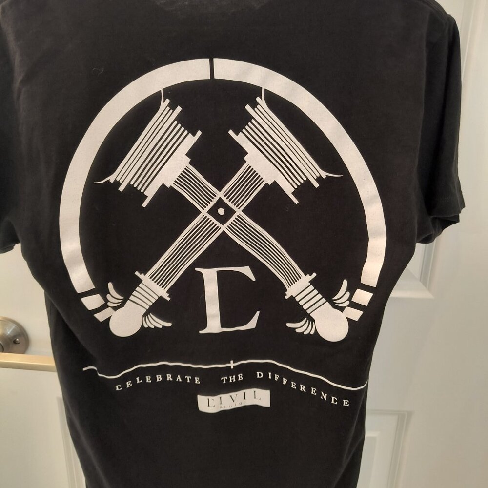CIVIL REGIME “Celebrate the Difference” Graphic T-Shirt – Black - Picture 3 of 5